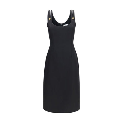 Versace Schwarzes Wollkleid