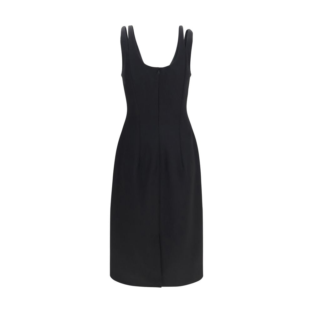 Versace Schwarzes Wollkleid