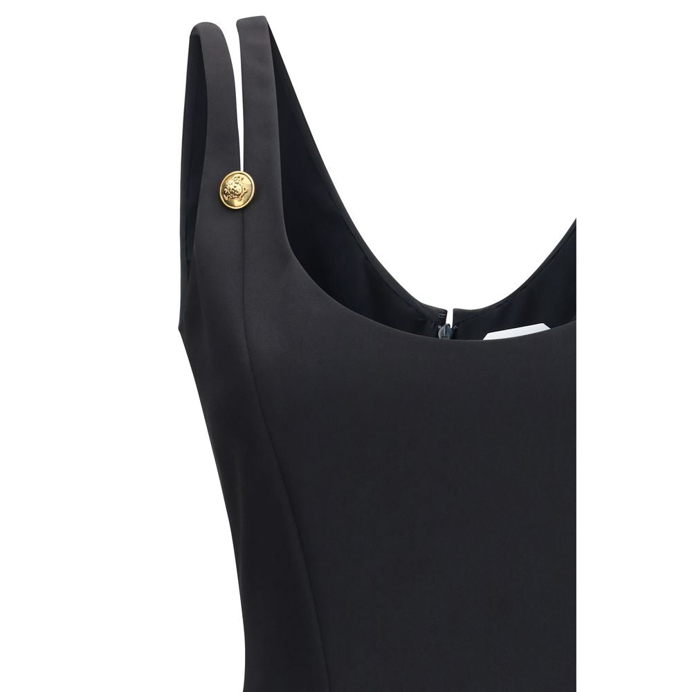 Versace Schwarzes Wollkleid