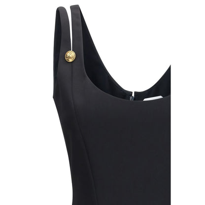 Versace Schwarzes Wollkleid