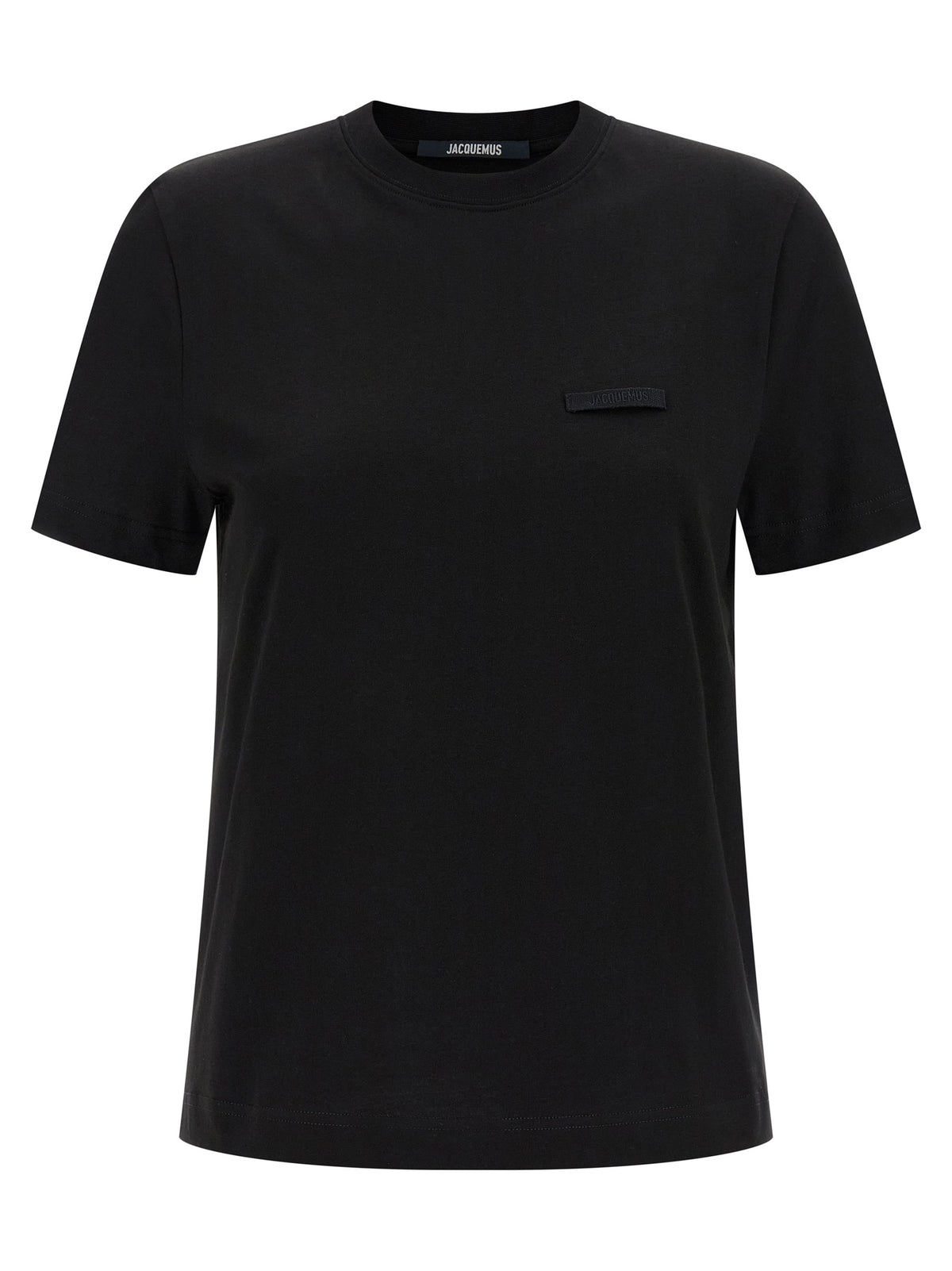 T-shirt nera in cotone Jacquemus