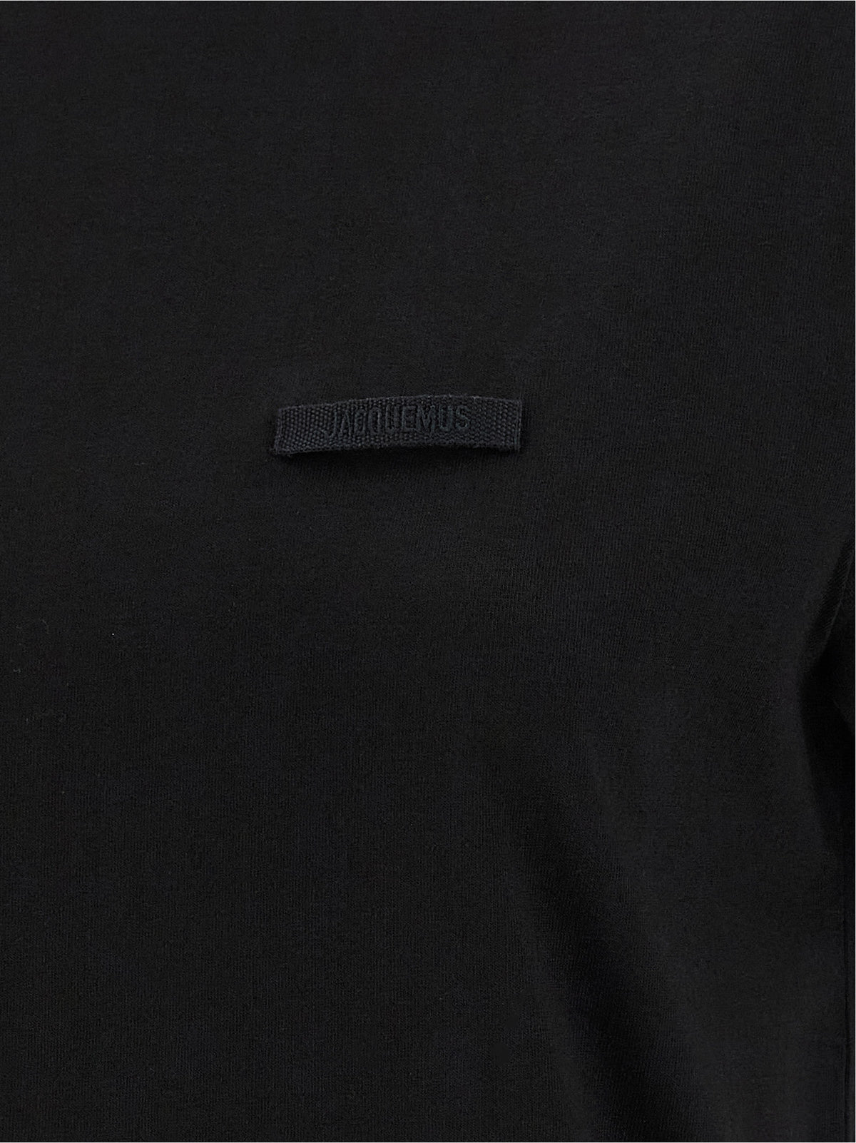 T-shirt nera in cotone Jacquemus