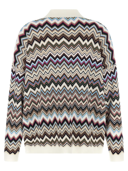 Missoni T-Shirt aus Wolle in Mehrfarbig