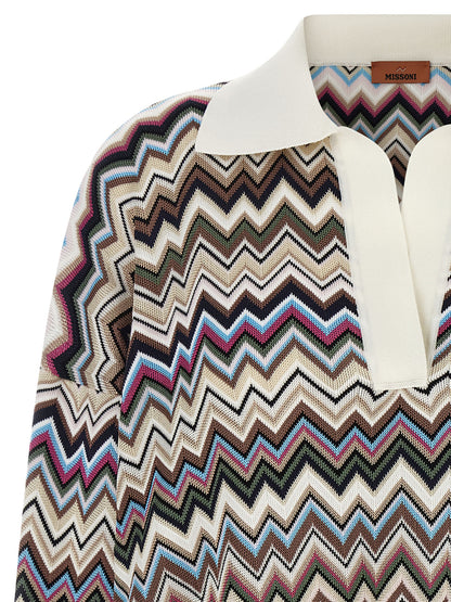 Missoni T-Shirt aus Wolle in Mehrfarbig