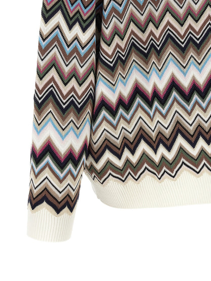Missoni T-Shirt aus Wolle in Mehrfarbig