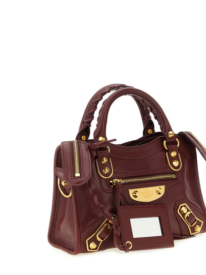 Balenciaga Handtasche aus bordeauxrotem Ziegenleder