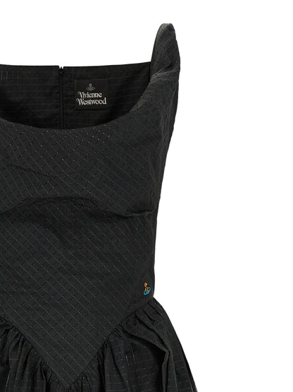 Vivienne Westwood Schwarzes Polyester-Midikleid