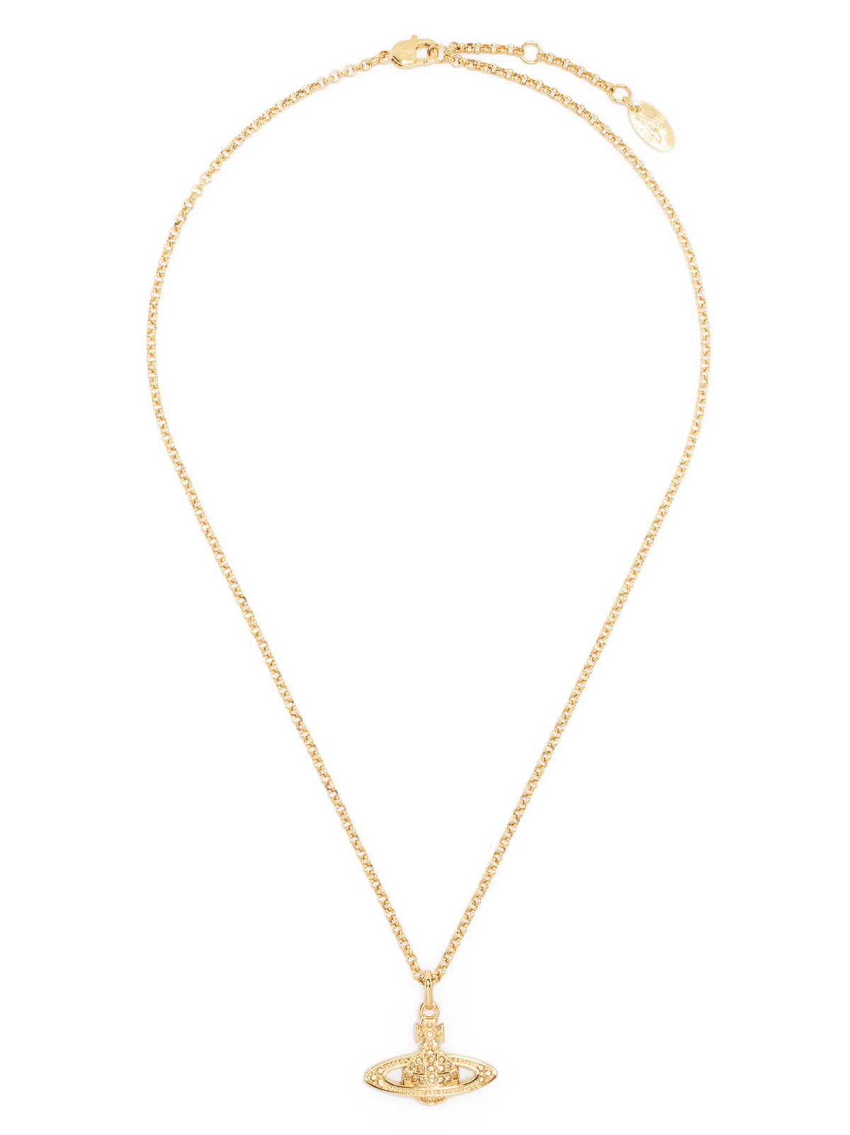 Vivienne Westwood Collana Mini Bas Relief Orb color oro