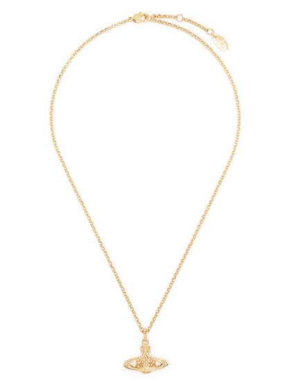 Vivienne Westwood Collana Mini Bas Relief Orb color oro