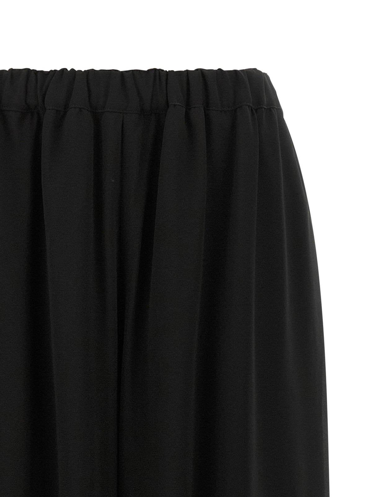 Comme des Garçons Schwarze Wollhose