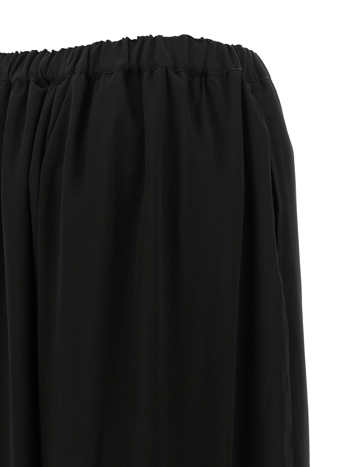 Comme des Garçons Schwarze Wollhose