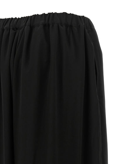 Comme des Garçons Schwarze Wollhose