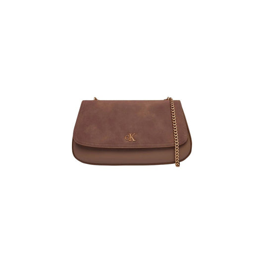 Calvin Klein Beige Handtasche aus Polyethylen