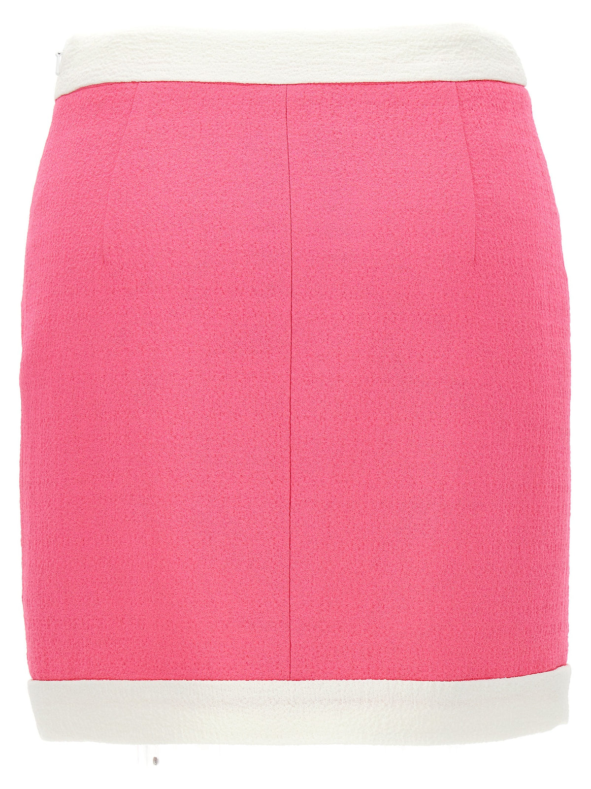 Moschino Viscose Maxi Skirt with Heart Buttons