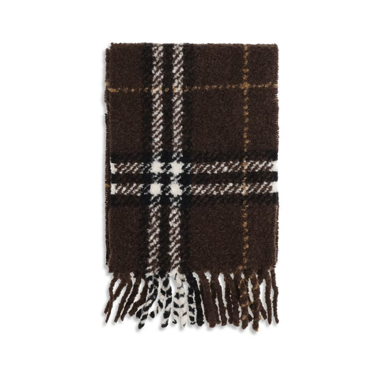 Burberry Schal aus brauner Alpaka- Wolle