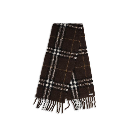 Sciarpa Burberry in lana d'alpaca marrone