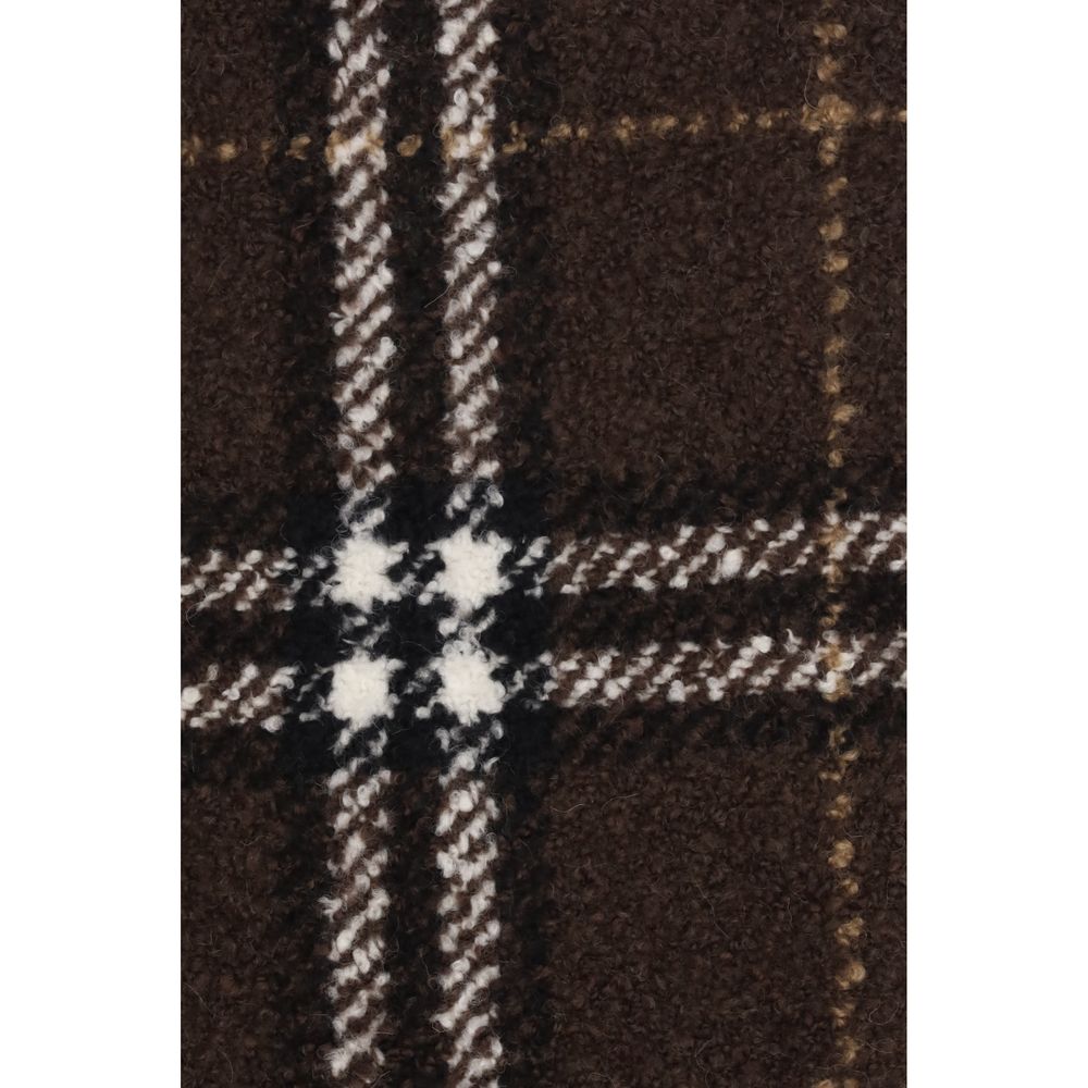 Sciarpa Burberry in lana d'alpaca marrone