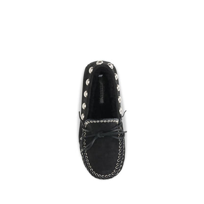 Isabel Marant Black "" Calf Leather Loafer zum Hineinschlüpfen