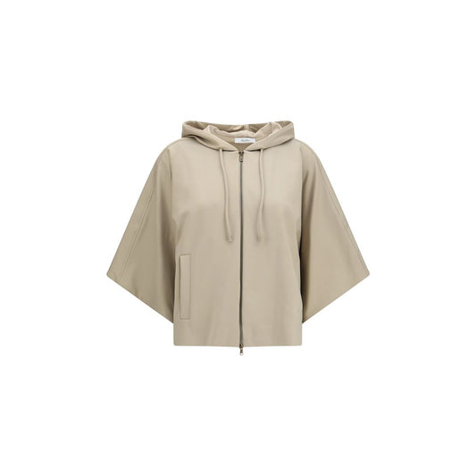 Max Mara Beige Polyamid-Sweatshirt