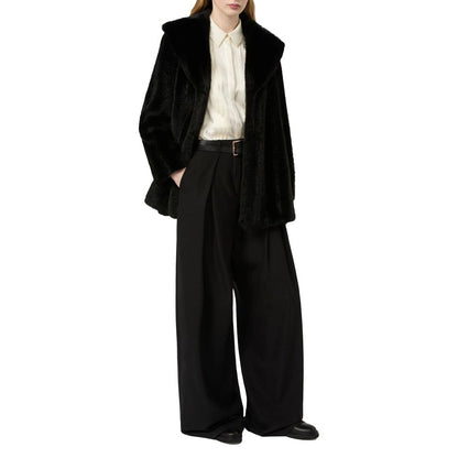 Max Mara Schwarze Freizeithose aus Elasthan