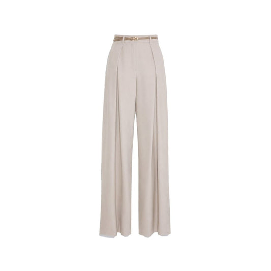 Max Mara Beige Elastane Hose