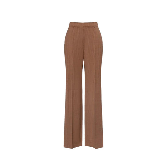 Max Mara Braune Hose aus Schurwolle