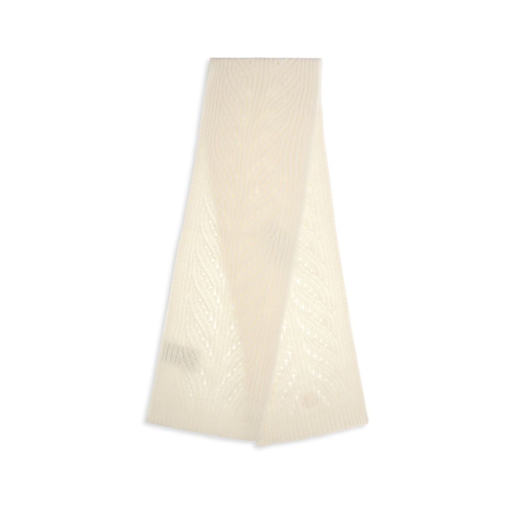 Moncler Sciarpa Beige in Lana e Alpaca