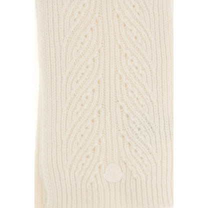 Moncler Sciarpa Beige in Lana e Alpaca