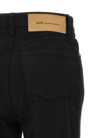 Ami Paris nero cotone-Schlagjeans