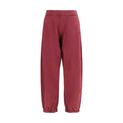 Off-White Violette Baumwollhose im Casual-Look