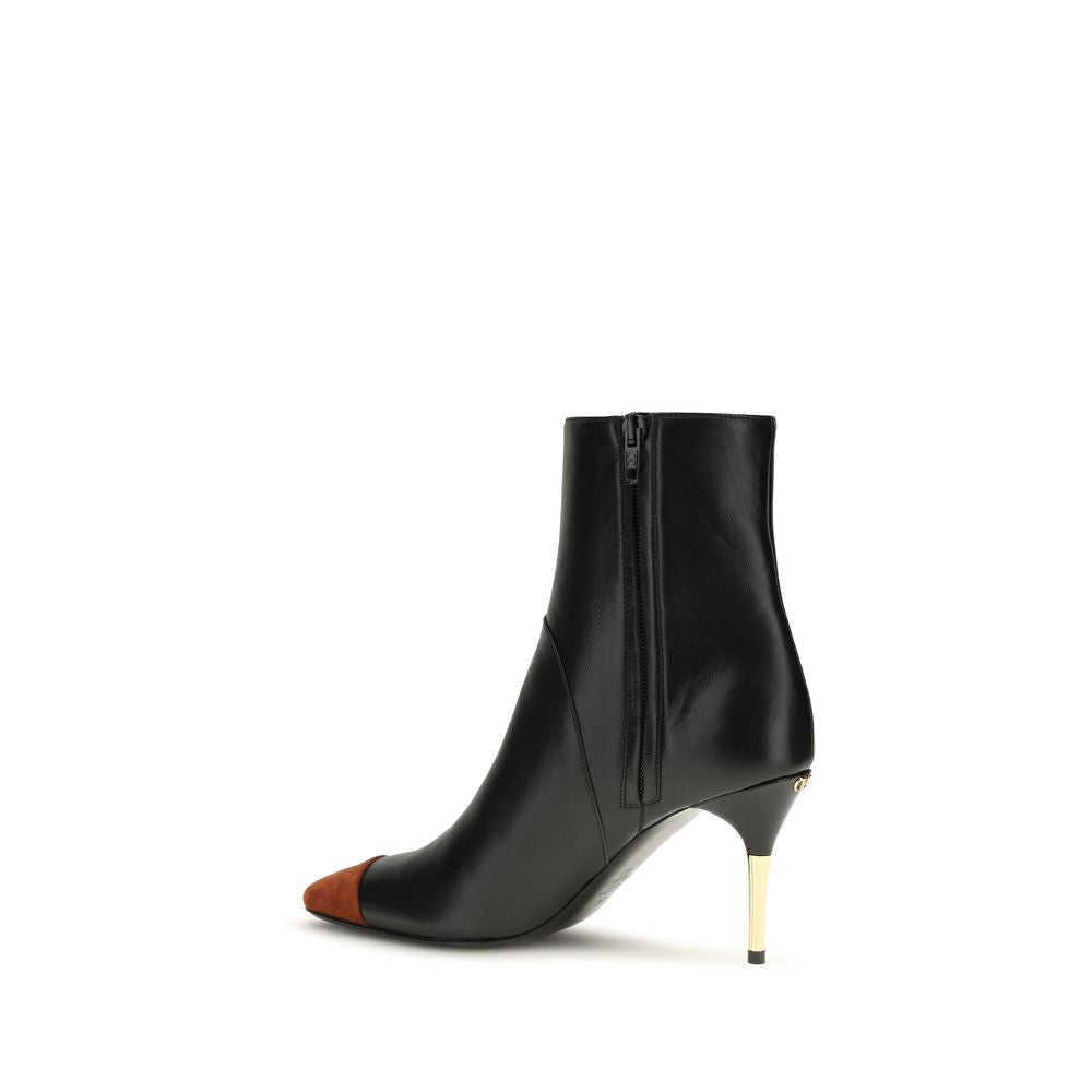 Valentino Garavani nero Ankle Boots in pelle di vitello