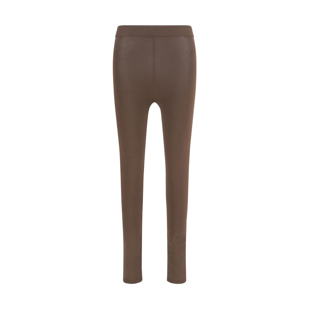 Balenciaga marrone viscosa-Leggings