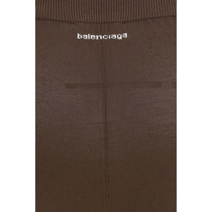 Balenciaga marrone viscosa-Leggings