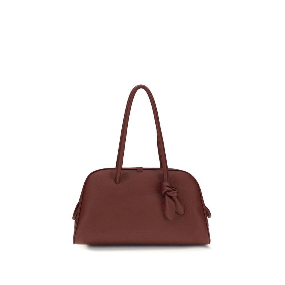 Jacquemus Il Turismo Bordeaux pelle-borsa a spalla