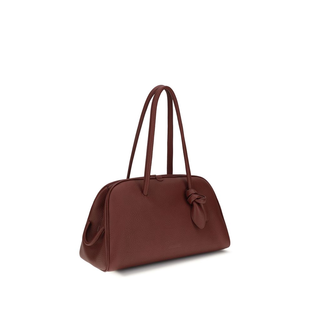 Jacquemus Il Turismo Bordeaux pelle-borsa a spalla