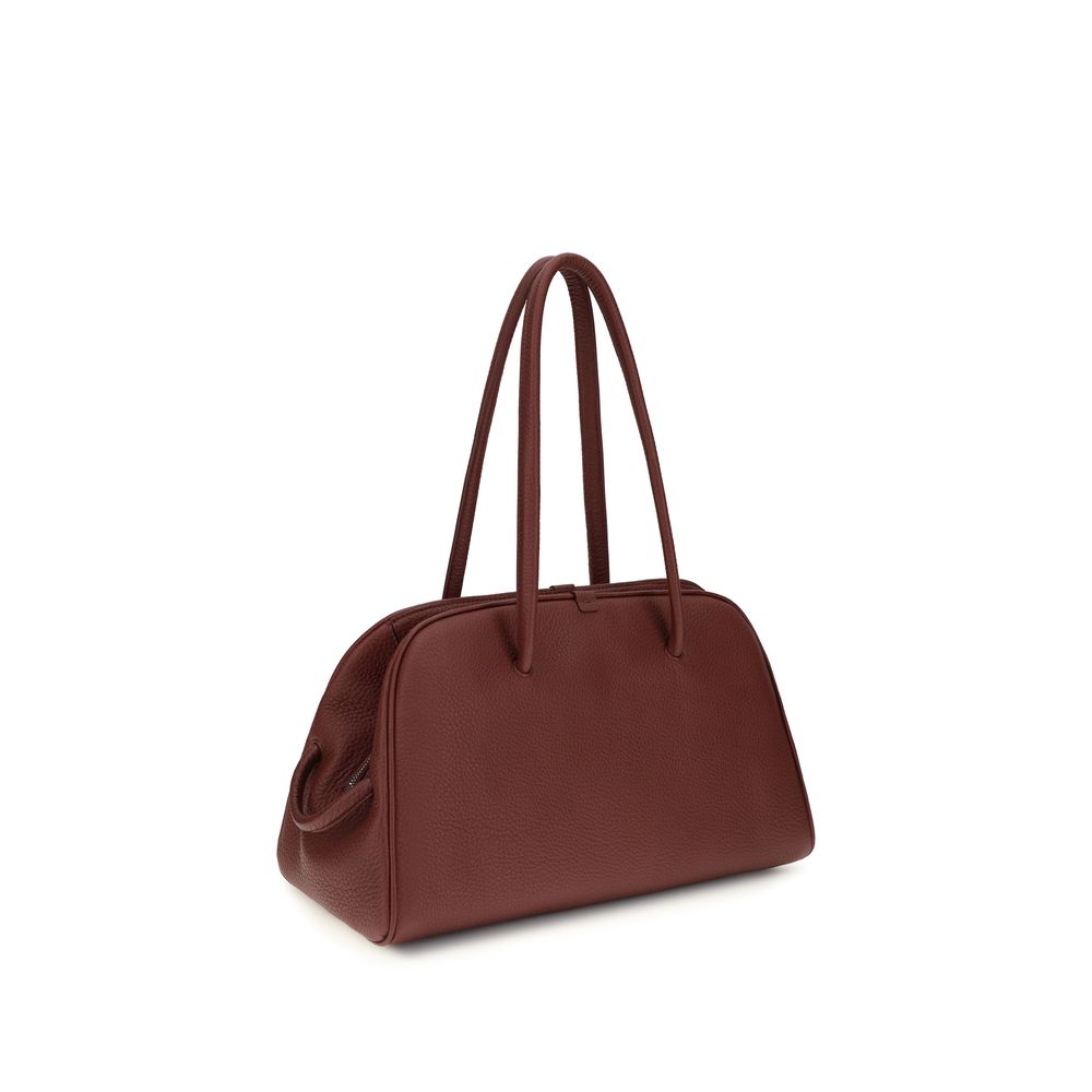 Jacquemus Il Turismo Bordeaux pelle-borsa a spalla