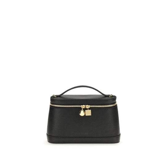 Jacquemus Schwarze Kalbsleder-Schultertasche