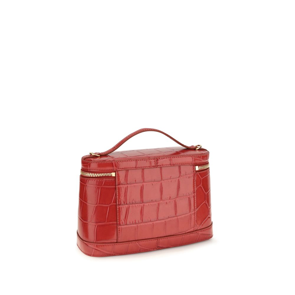 Jacquemus Schultertasche aus rotem Kalbsleder