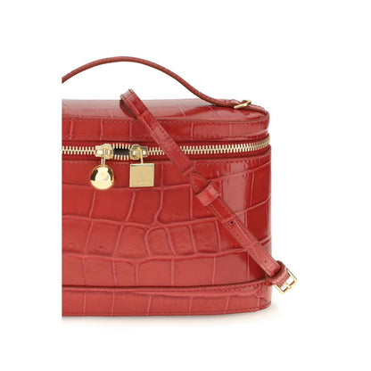 Jacquemus Schultertasche aus rotem Kalbsleder