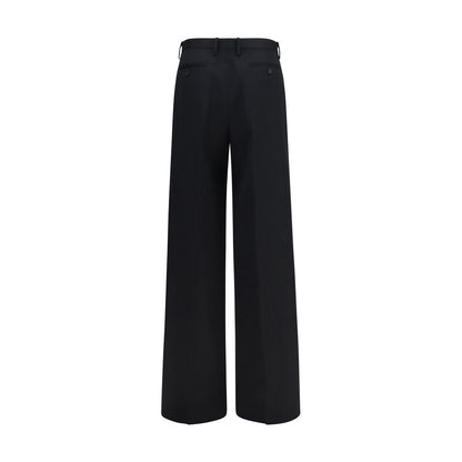 Fendi Black Cotton-FreizeitTrousers