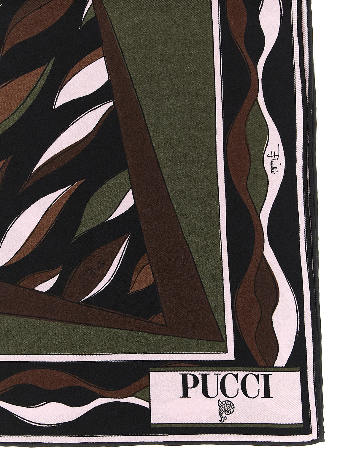 Emilio Pucci Multicolorr Silknschal
