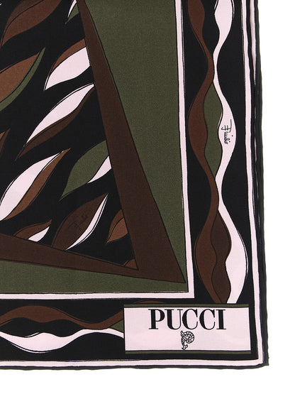 Emilio Pucci Multicolorr Silknschal