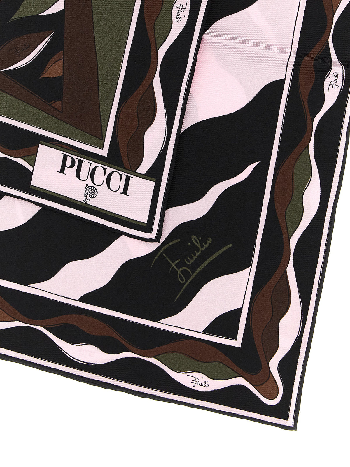 Emilio Pucci Multicolorr Silknschal