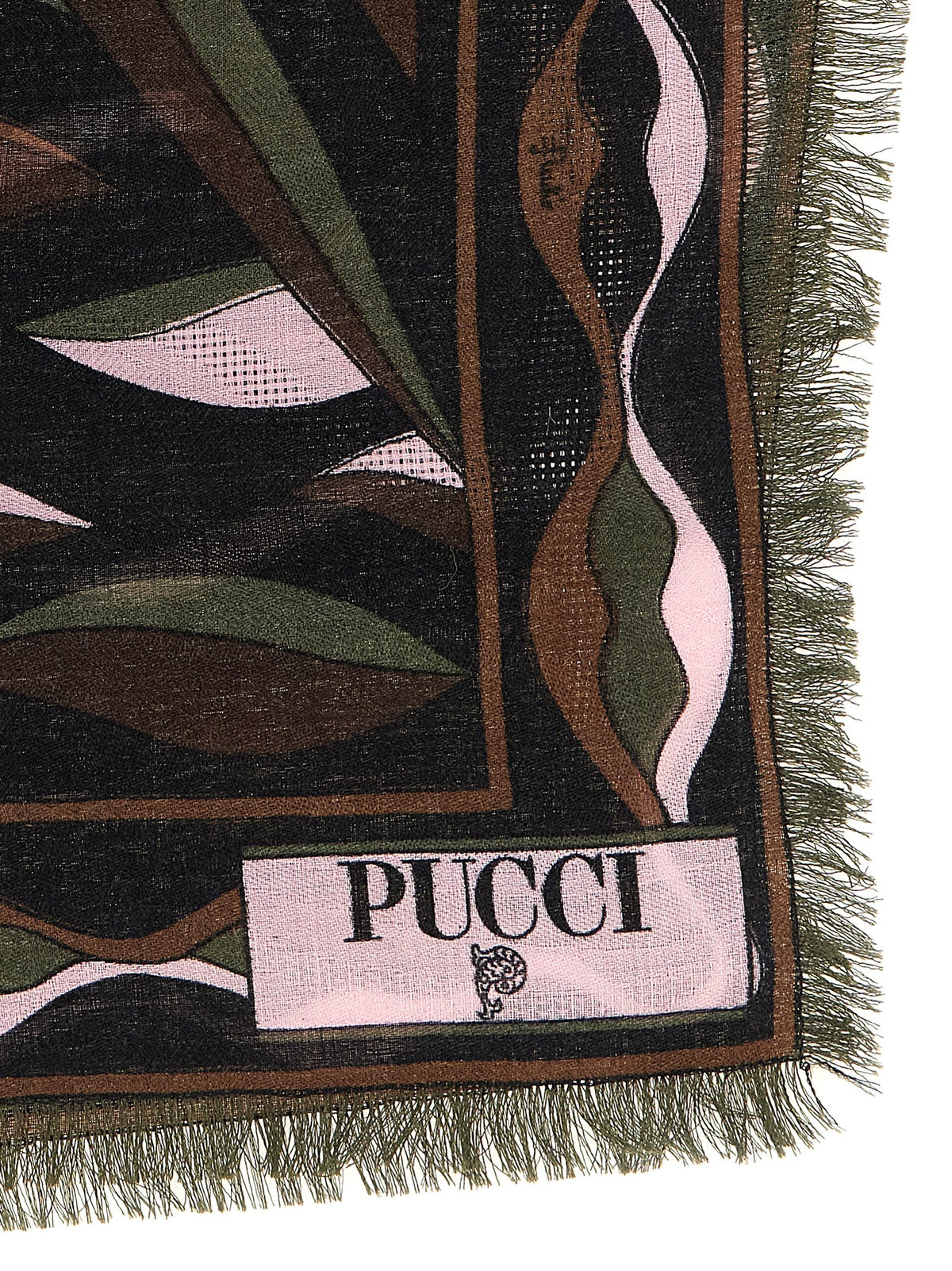 Emilio Pucci Mehrfarbiger Seidenschal