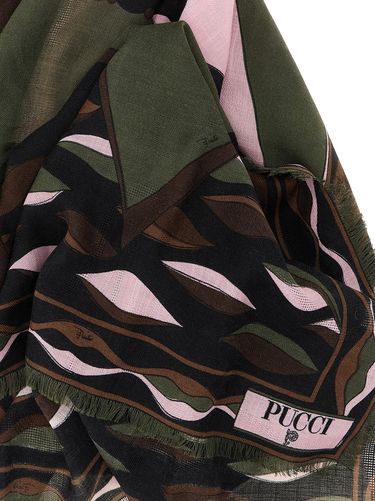 Emilio Pucci Mehrfarbiger Seidenschal