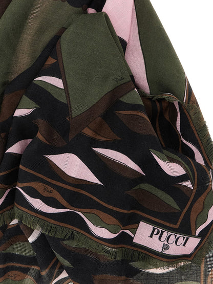 Emilio Pucci Mehrfarbiger Seidenschal