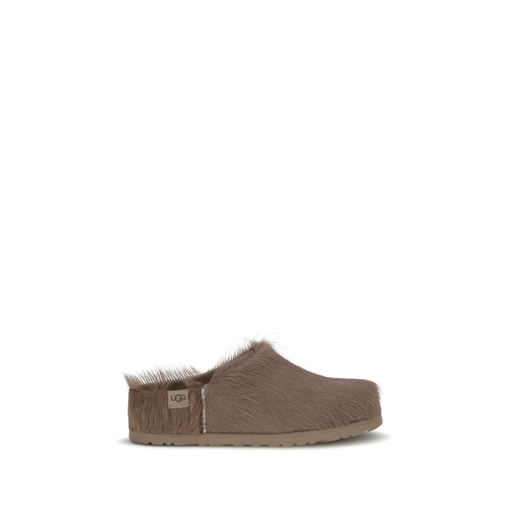 UGG Braune Nubukleder-Clogs – Produktansicht 1 | Arca Lucia