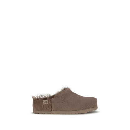 UGG Braune Nubukleder-Clogs – Produktansicht 1 | Arca Lucia