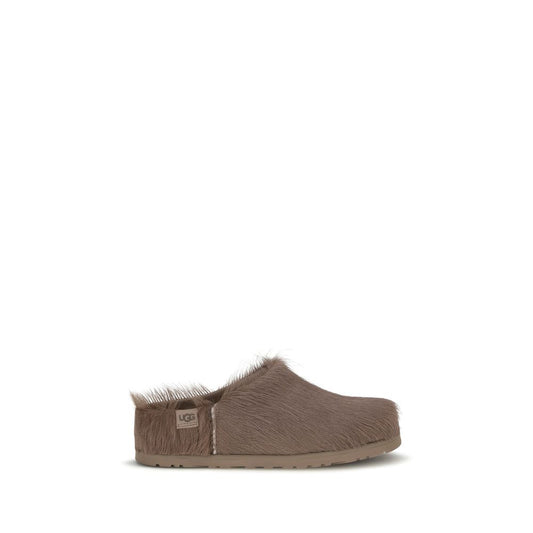 UGG Braune Nubukleder-Clogs – Produktansicht 1 | Arca Lucia