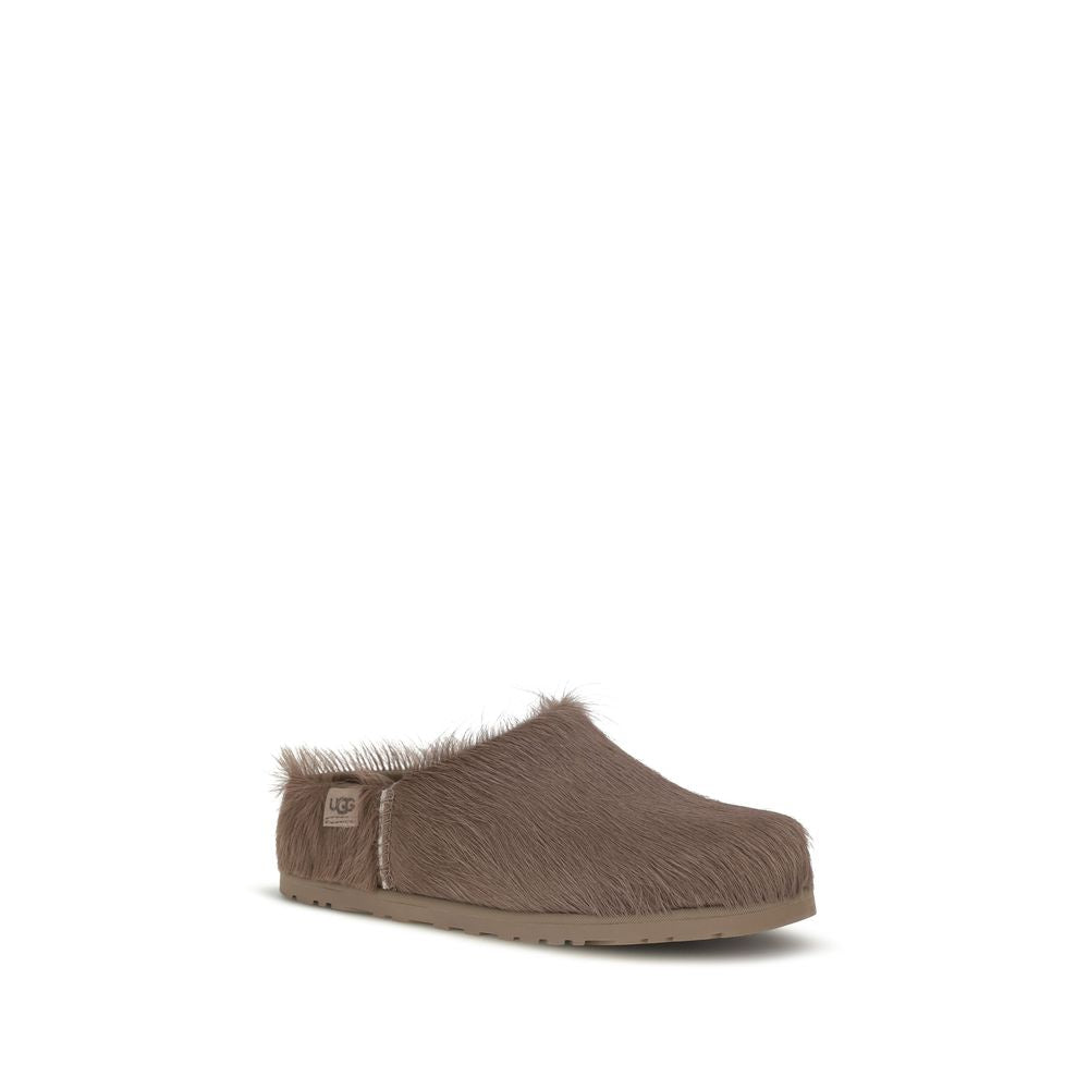 UGG Braune Nubukleder-Clogs – Produktansicht 2 | Arca Lucia